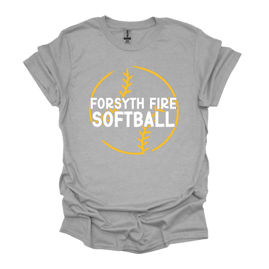 FF Softball TS Ball White