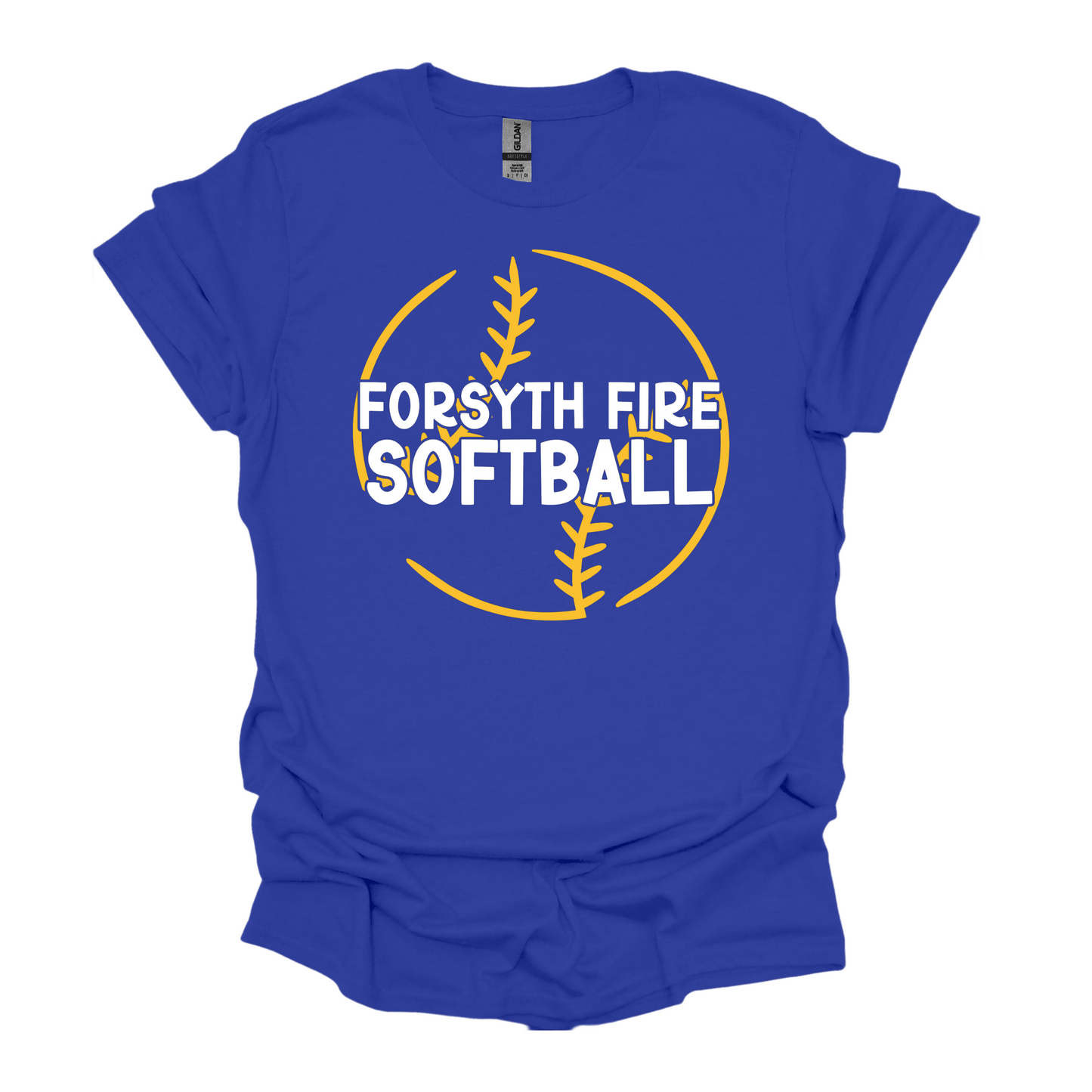 FF Softball TS Ball White