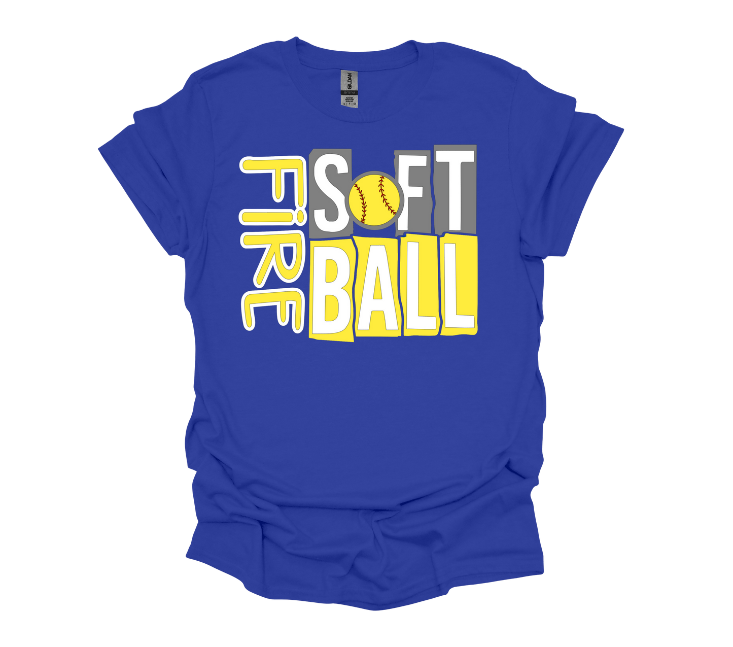 FF Softball Blocked TS Gold