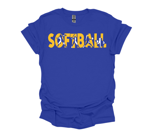 FF Softball TS Cutout Gold