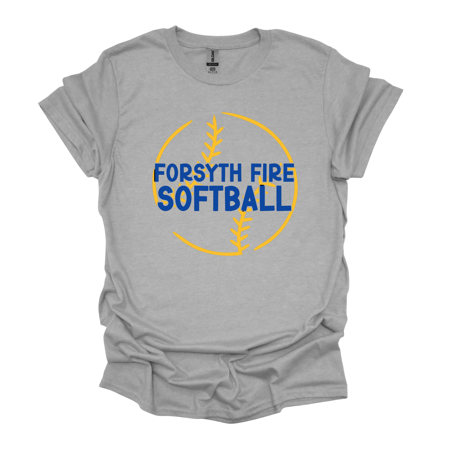 FF Softball TS Ball Blue